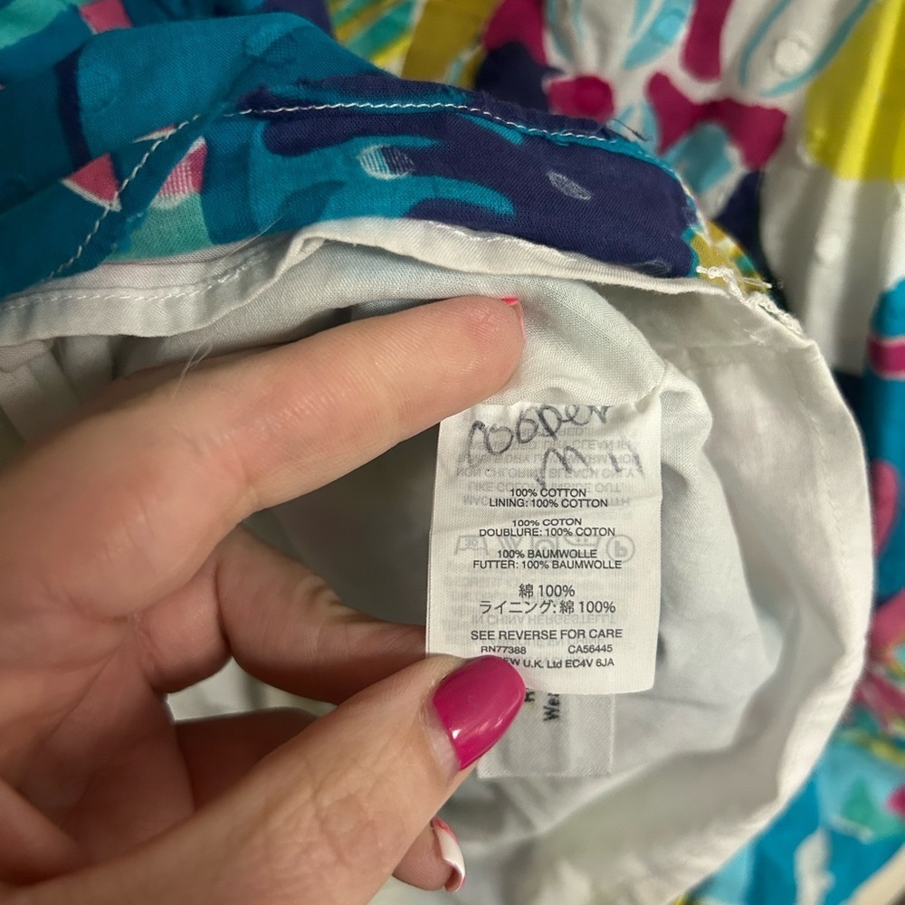J.Crew Tie Shoulder Peplum Top Seaside‎ Floral Print Size 6 - Picture 5 of 6